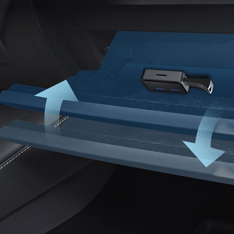Temai Dockingstasjon til hanskerom for Model 3/Y