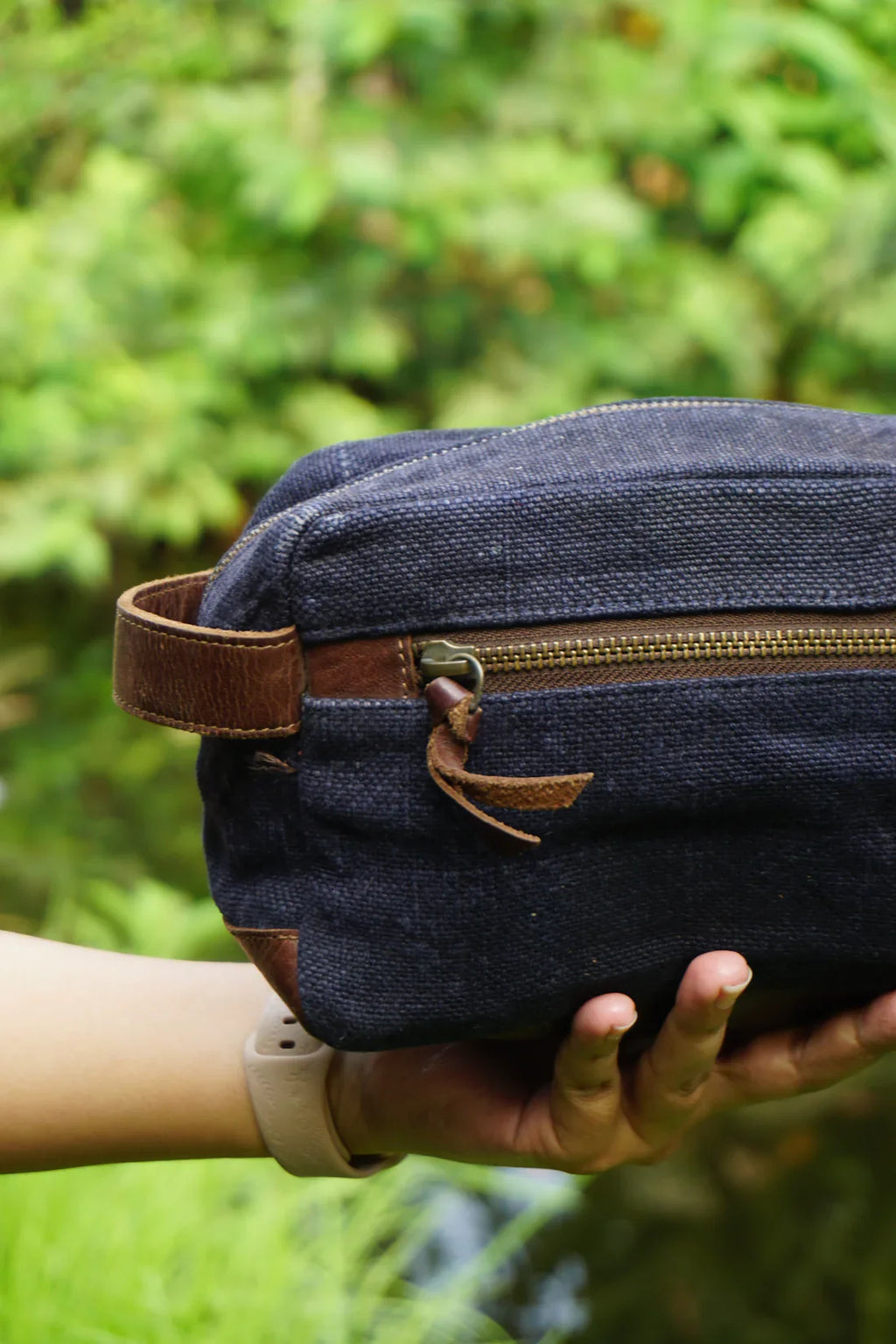 Handcrafted Travel Toiletry Bag