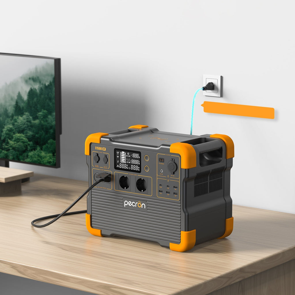 Pecron E1500LFP – Kraftig og smart strømstasjon for hytte, camping og backup