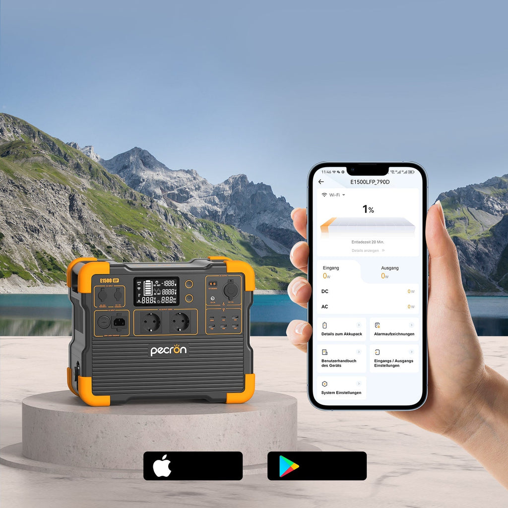 Pecron E1500LFP – Kraftig og smart strømstasjon for hytte, camping og backup