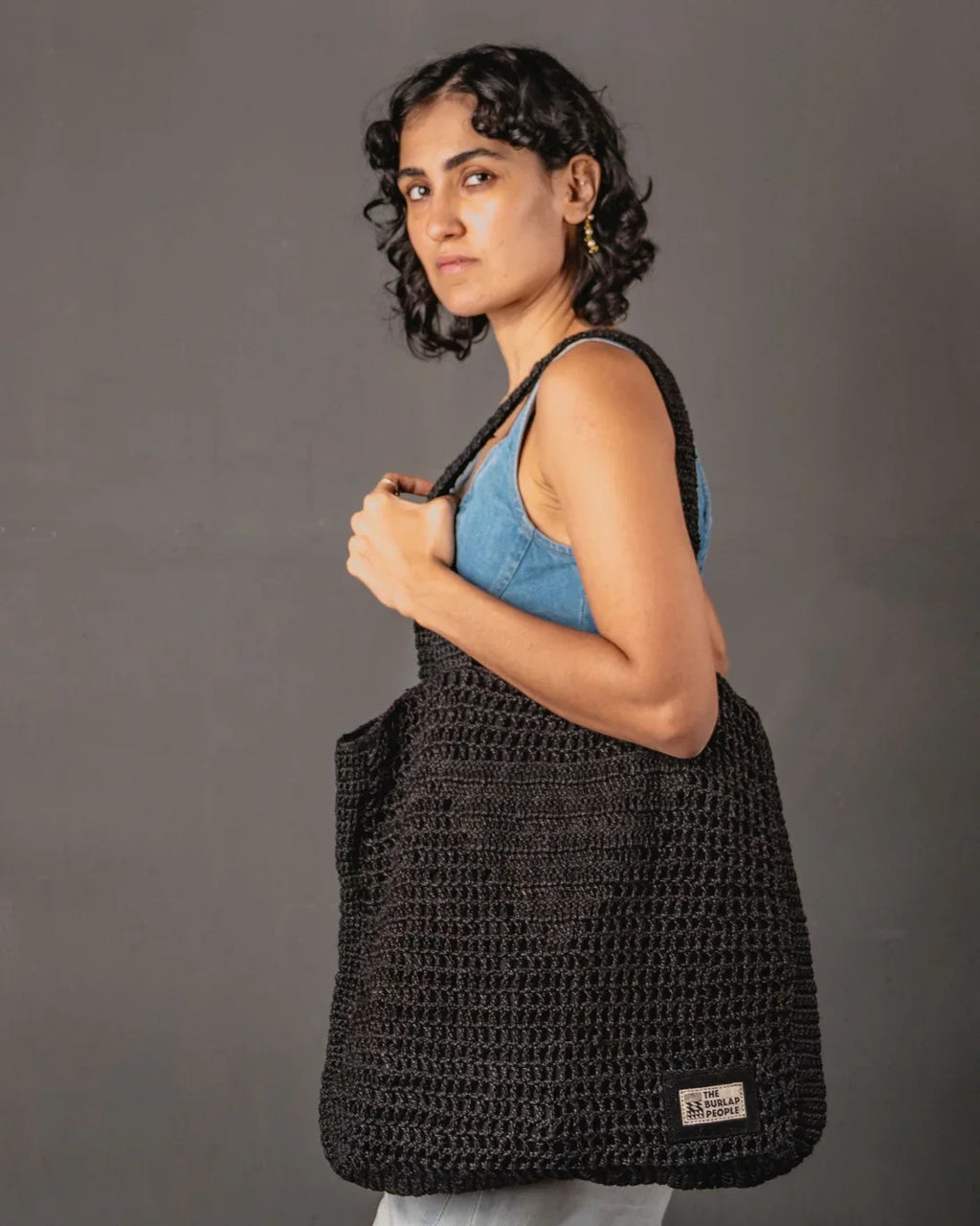 Natural Fiber Artisan Crochet Bag