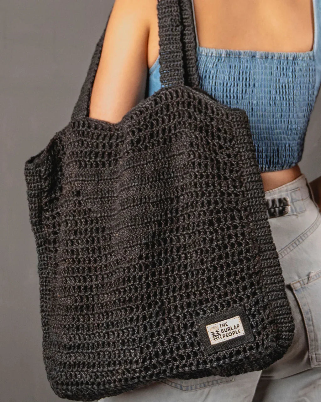 Natural Fiber Artisan Crochet Bag