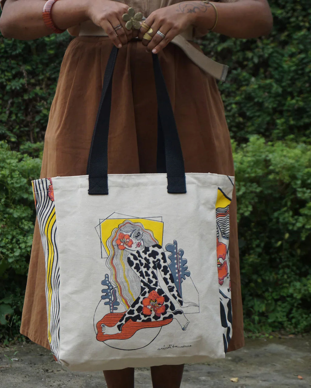 Anindita Artist Edition Tote Bag | Recycled Cotton Canvas