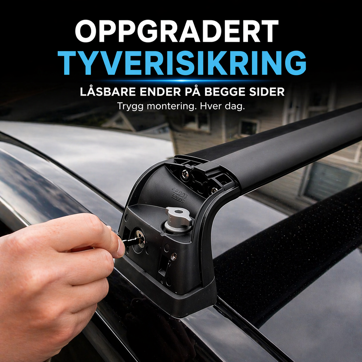 Takstativ PRO med lås for Tesla Model 3