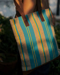 Kalaa Bajaar Book Bag | Handcrafted Jute Book Bag | Natural Dyes Indian Artisan