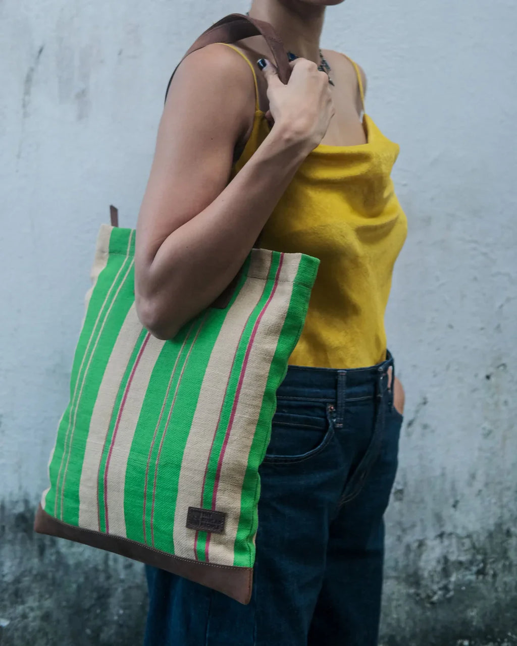 Kalaa Bajaar Book Bag | Handcrafted Jute Book Bag | Natural Dyes Indian Artisan