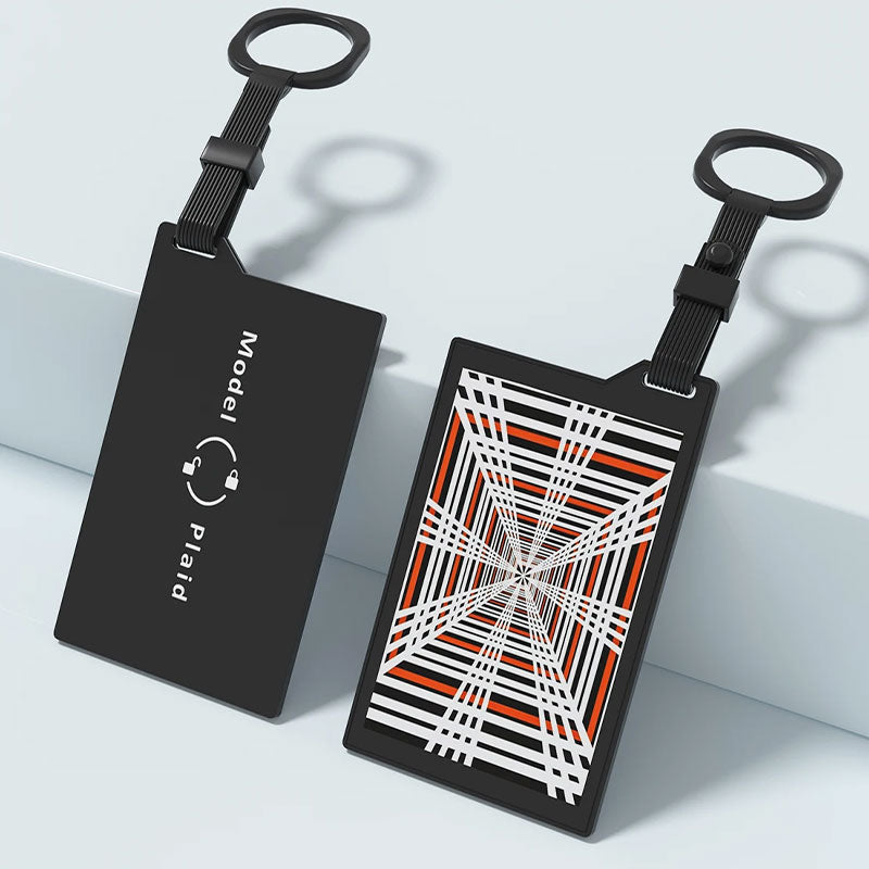 Nøkkelkortholder Plaid-inspirert for Model S/X/3/Y