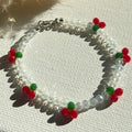 Cherry Blossom Beaded Bracelet