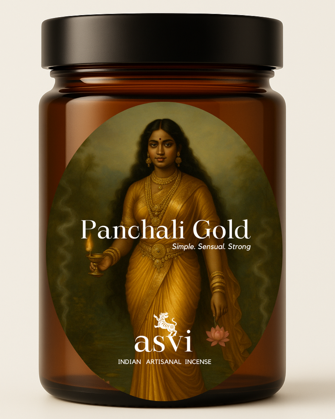 Panchali Gold Incense | 30 Organic Handmade Cones