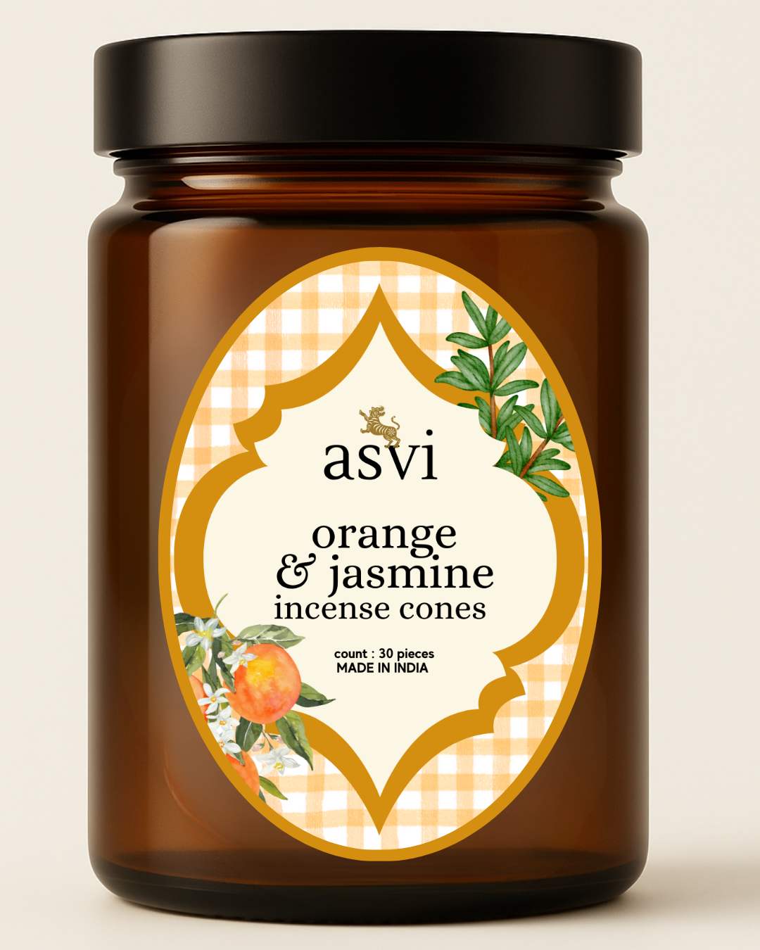 Orange & Jasmine Incense | Handcrafted Natural Incense