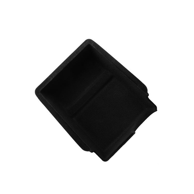 Oppbevaringsboks under armlenet flokket for Model 3 2021-2023/Model Y 2021-2024