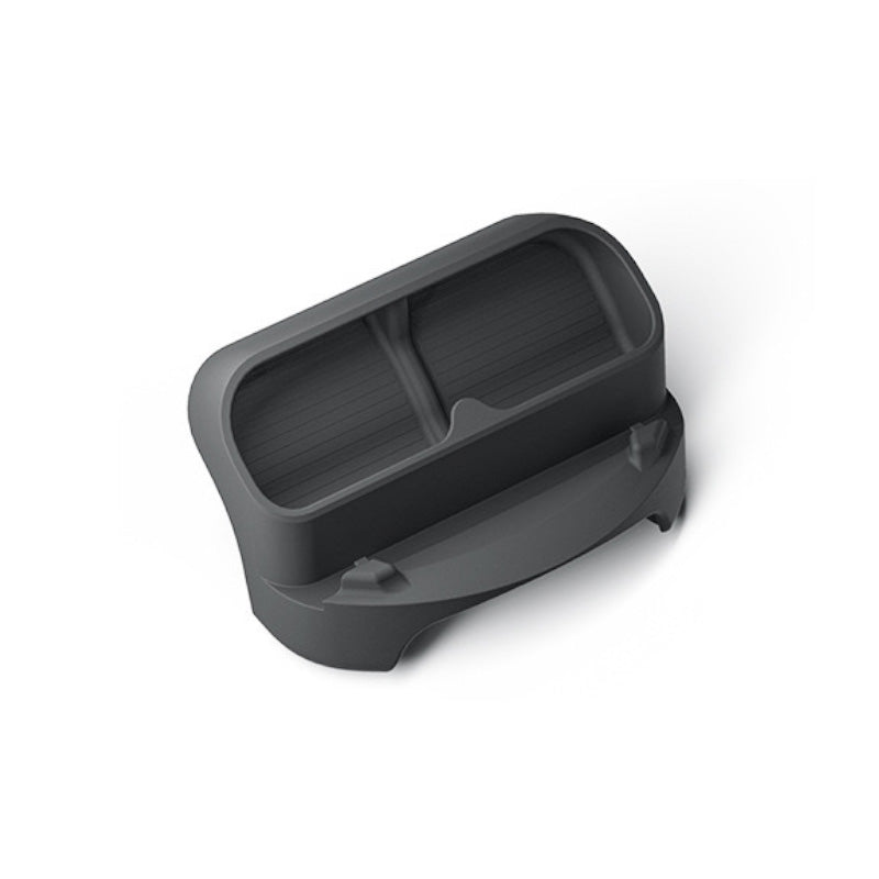 Solbrilleoppbevaring og mobilholder foran ratt for Model Y 2025+