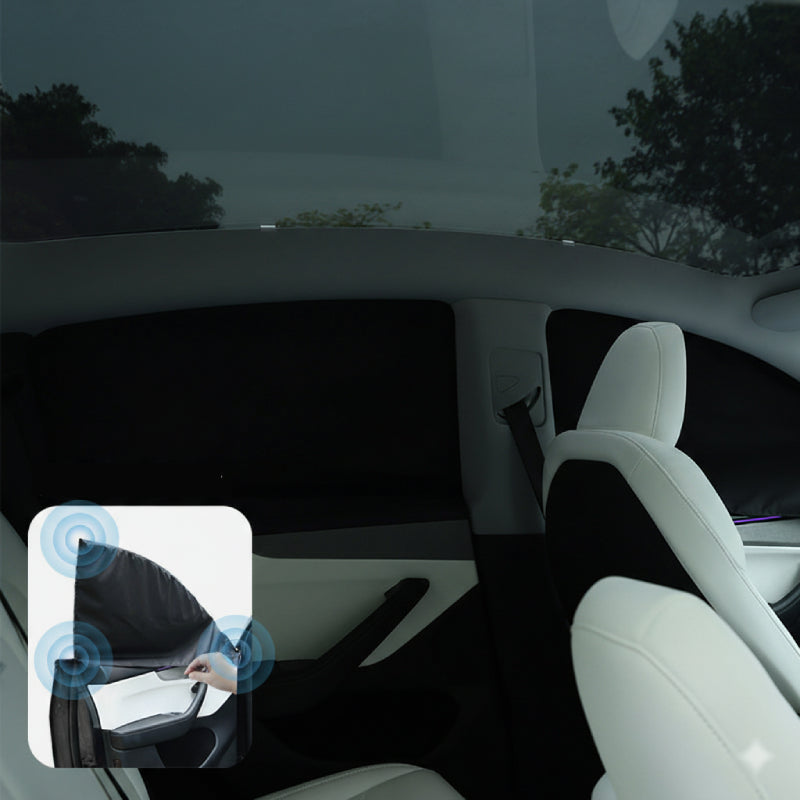 Solskjerming til sidevinduer for Model Y 2025+