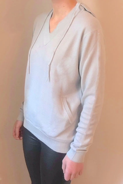 Cashmere hoodie black