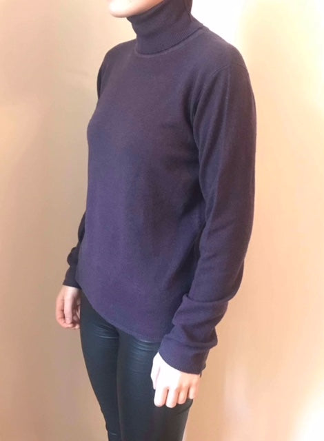 Cashmere Jackie turtleneck navy
