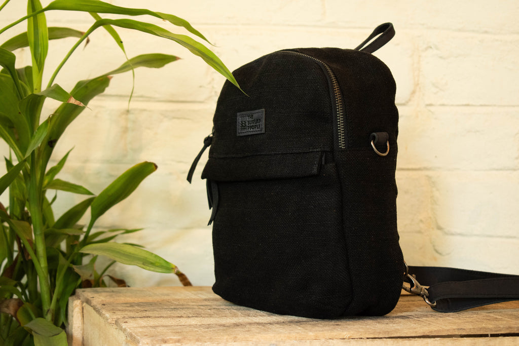 The Lil Sister Backpack | Sustainable 2-in-1 Jute Bag