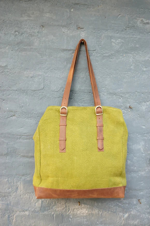 Kalaa Bass Tote | Handcrafted Jute Tote Bag | Sustainable Indian Artisan