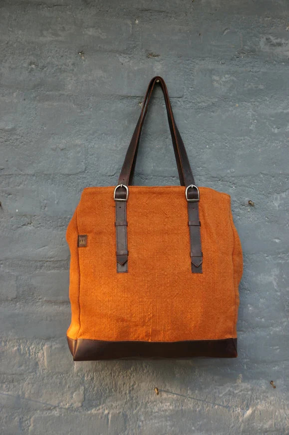 Kalaa Bass Tote | Handcrafted Jute Tote Bag | Sustainable Indian Artisan