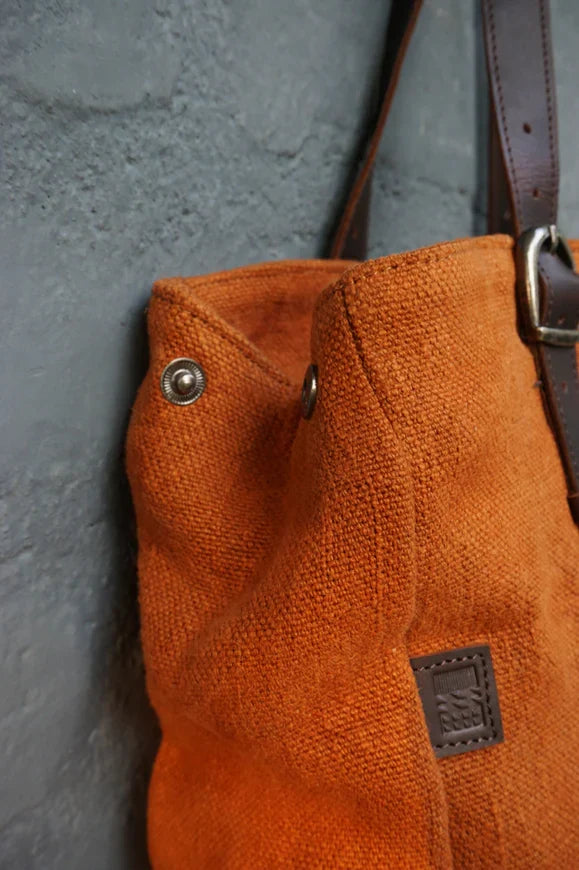 Kalaa Bass Tote | Handcrafted Jute Tote Bag | Sustainable Indian Artisan