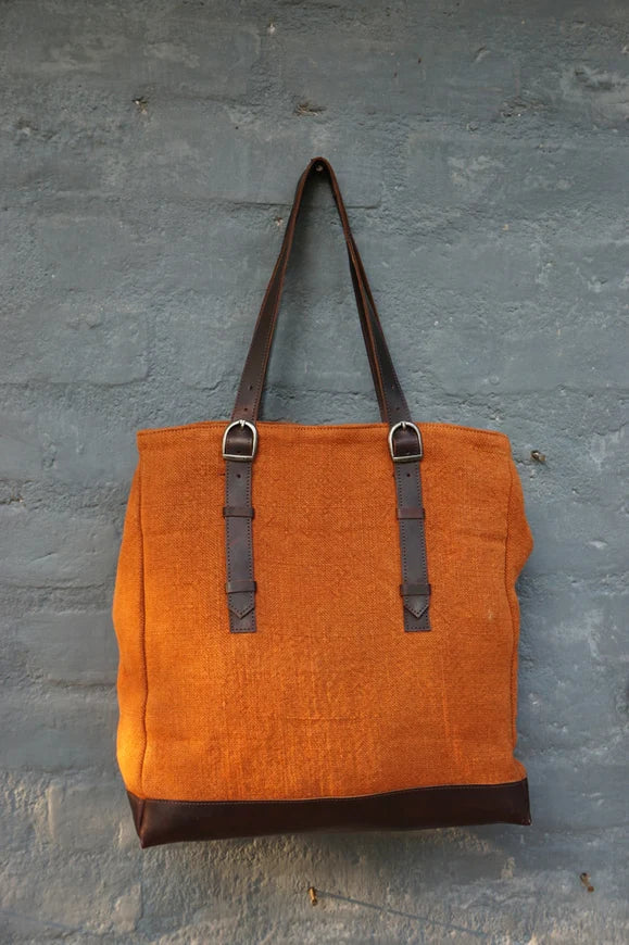 Kalaa Bass Tote | Handcrafted Jute Tote Bag | Sustainable Indian Artisan
