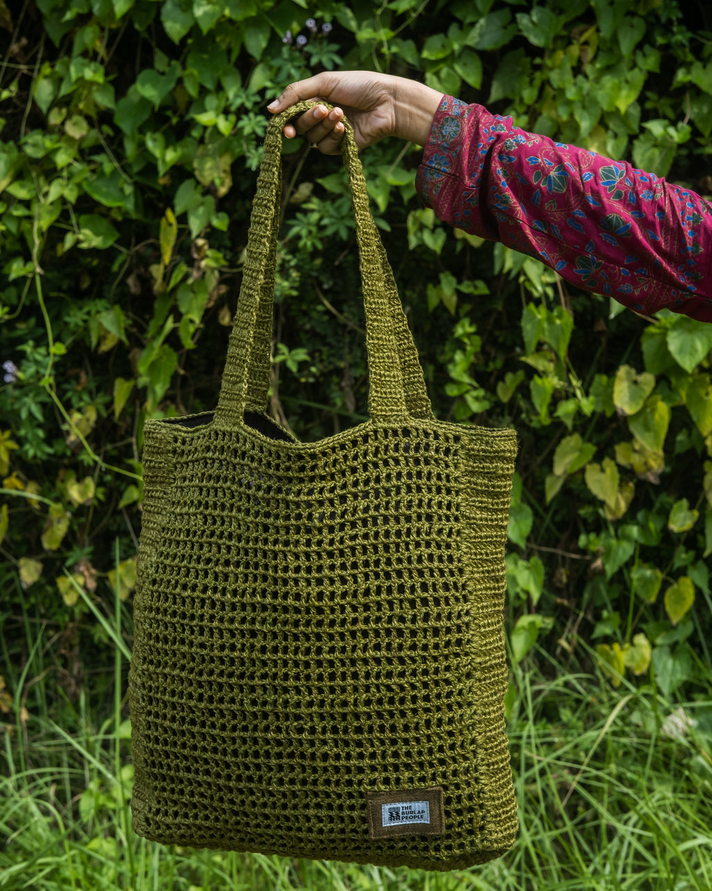 Natural Fiber Artisan Crochet Bag