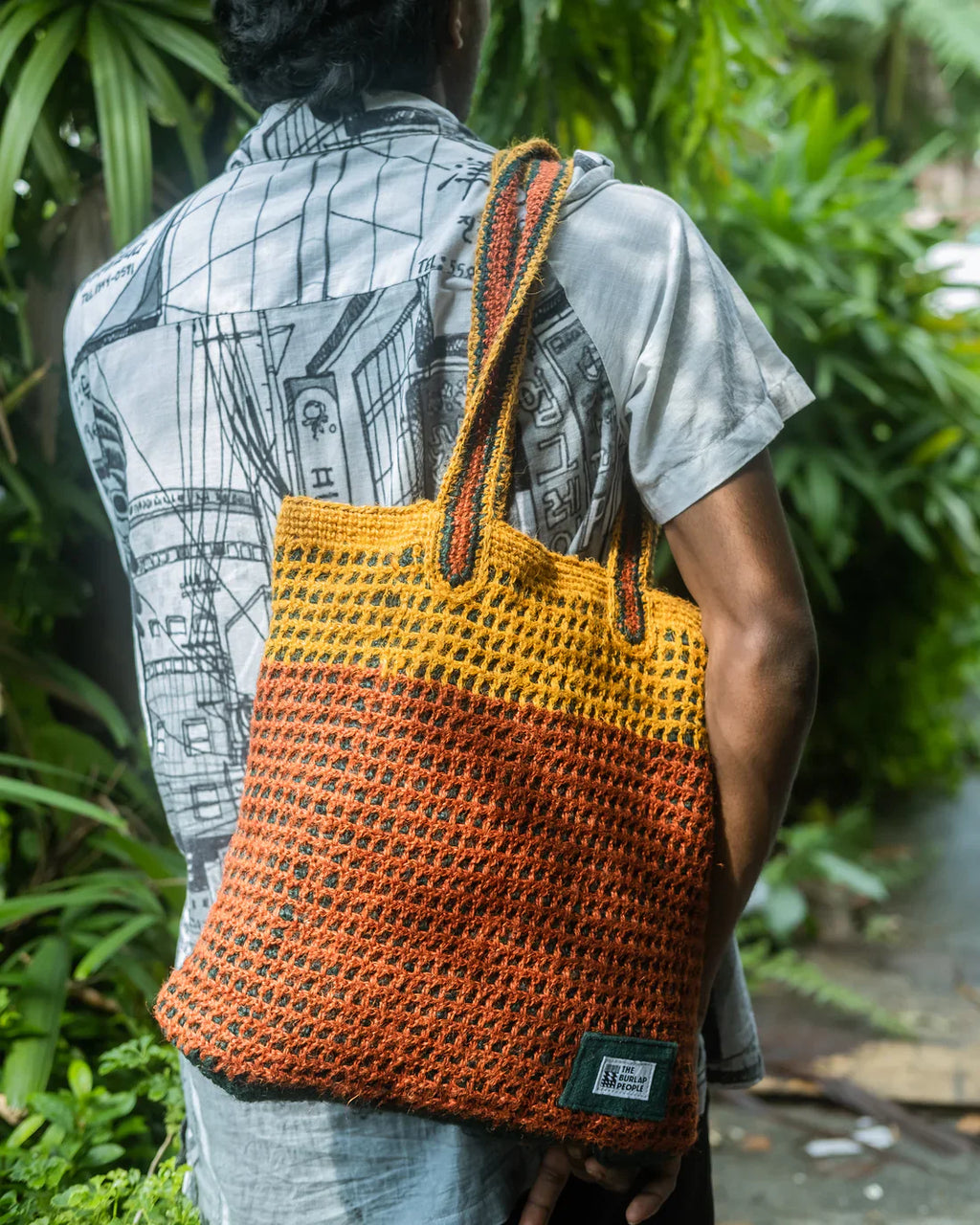 Natural Fiber Artisan Crochet Bag