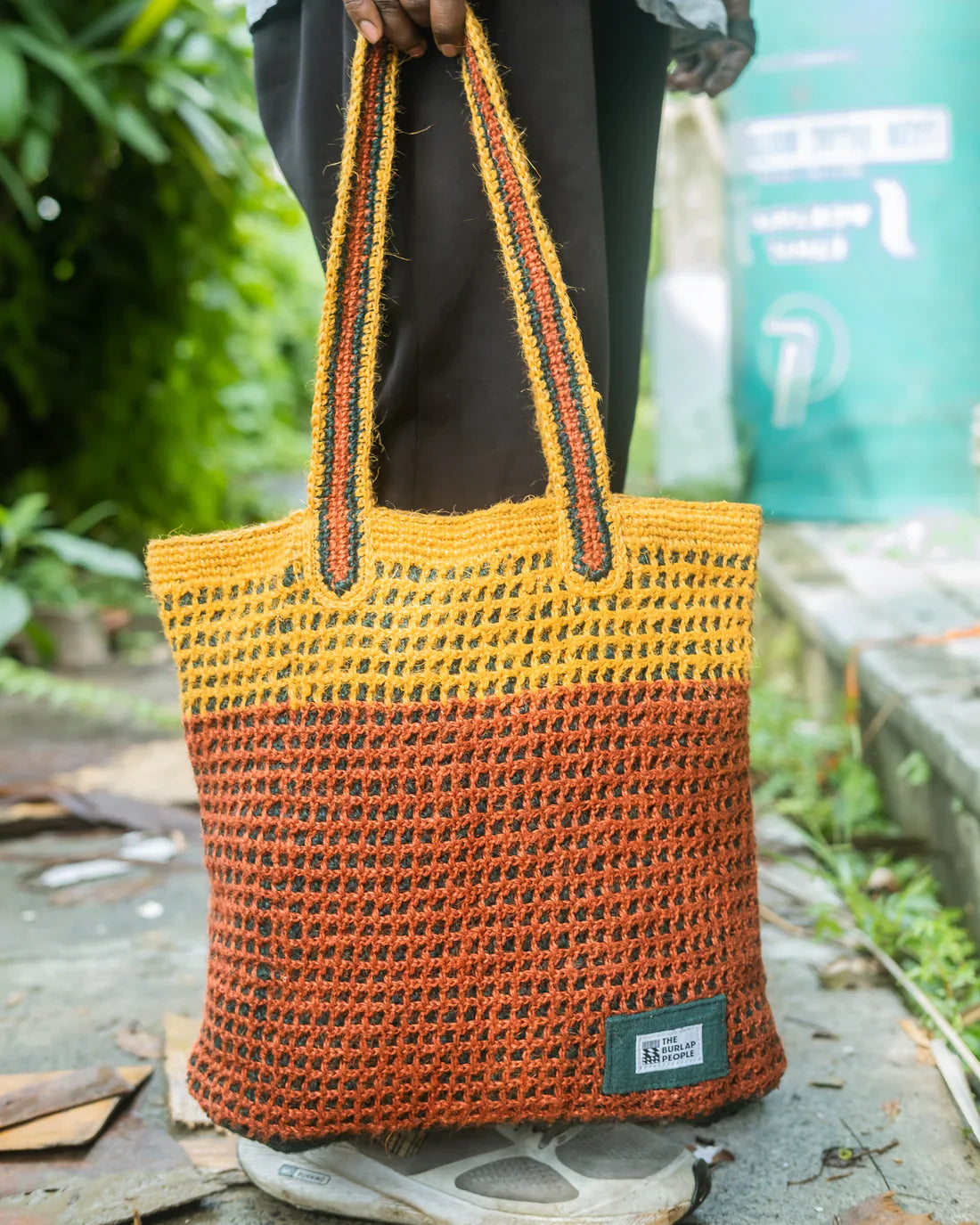 Natural Fiber Artisan Crochet Bag