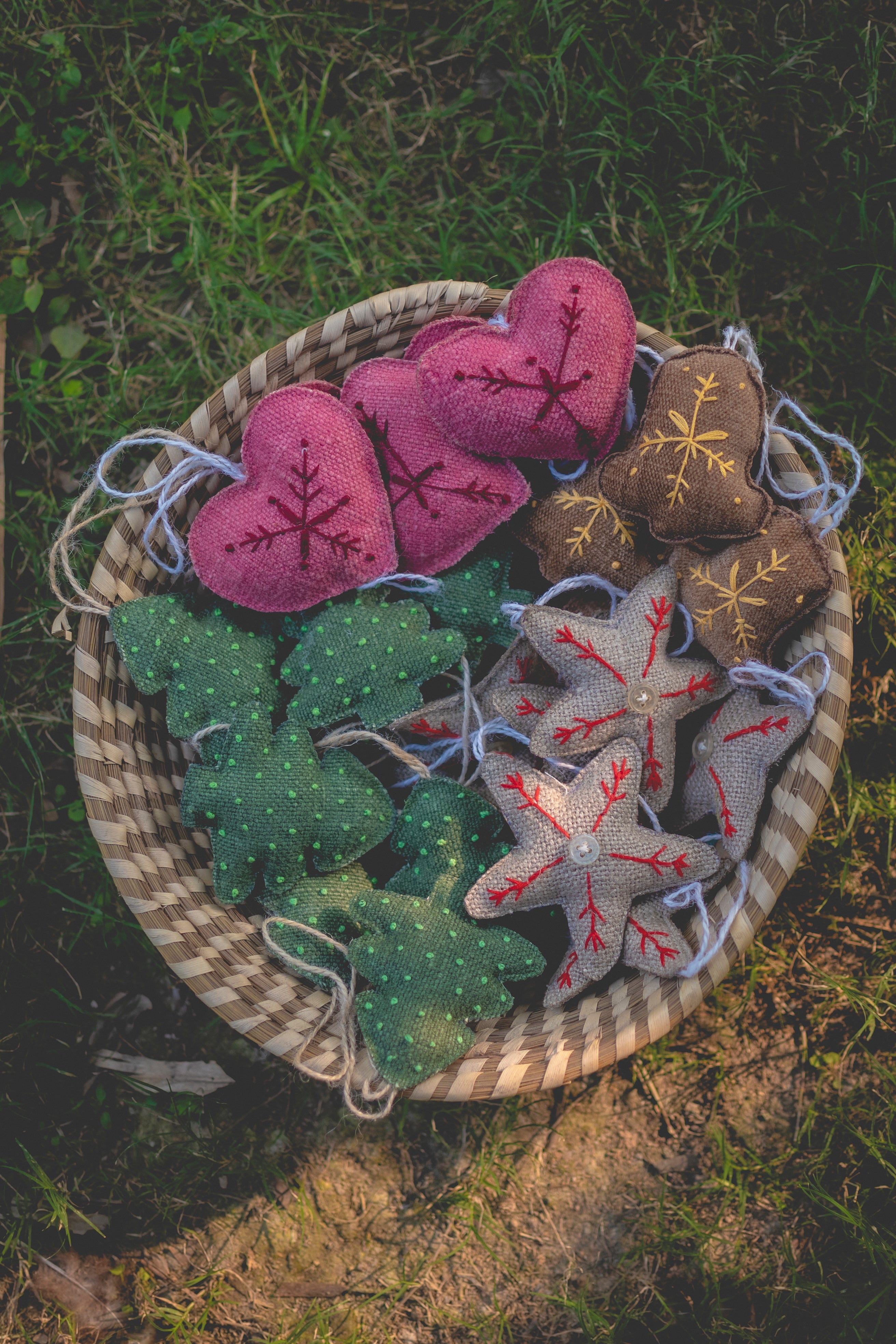 The Burlap Upcycled Bag Charms