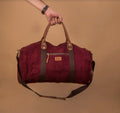The Original Duffel Bag | Handcrafted Burlap Travel Bag