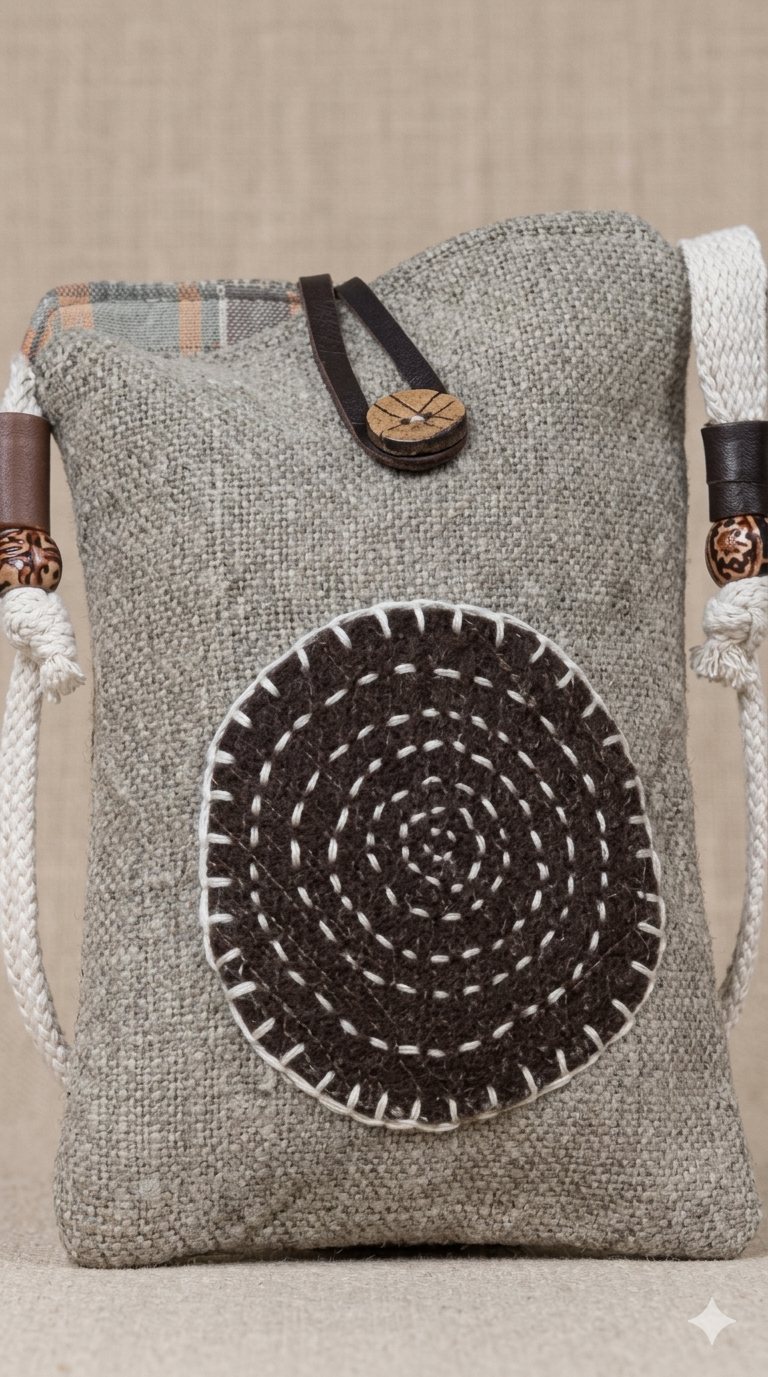 Kalaa | Upcycled Mobile Sling | Handmade by Women Artisans