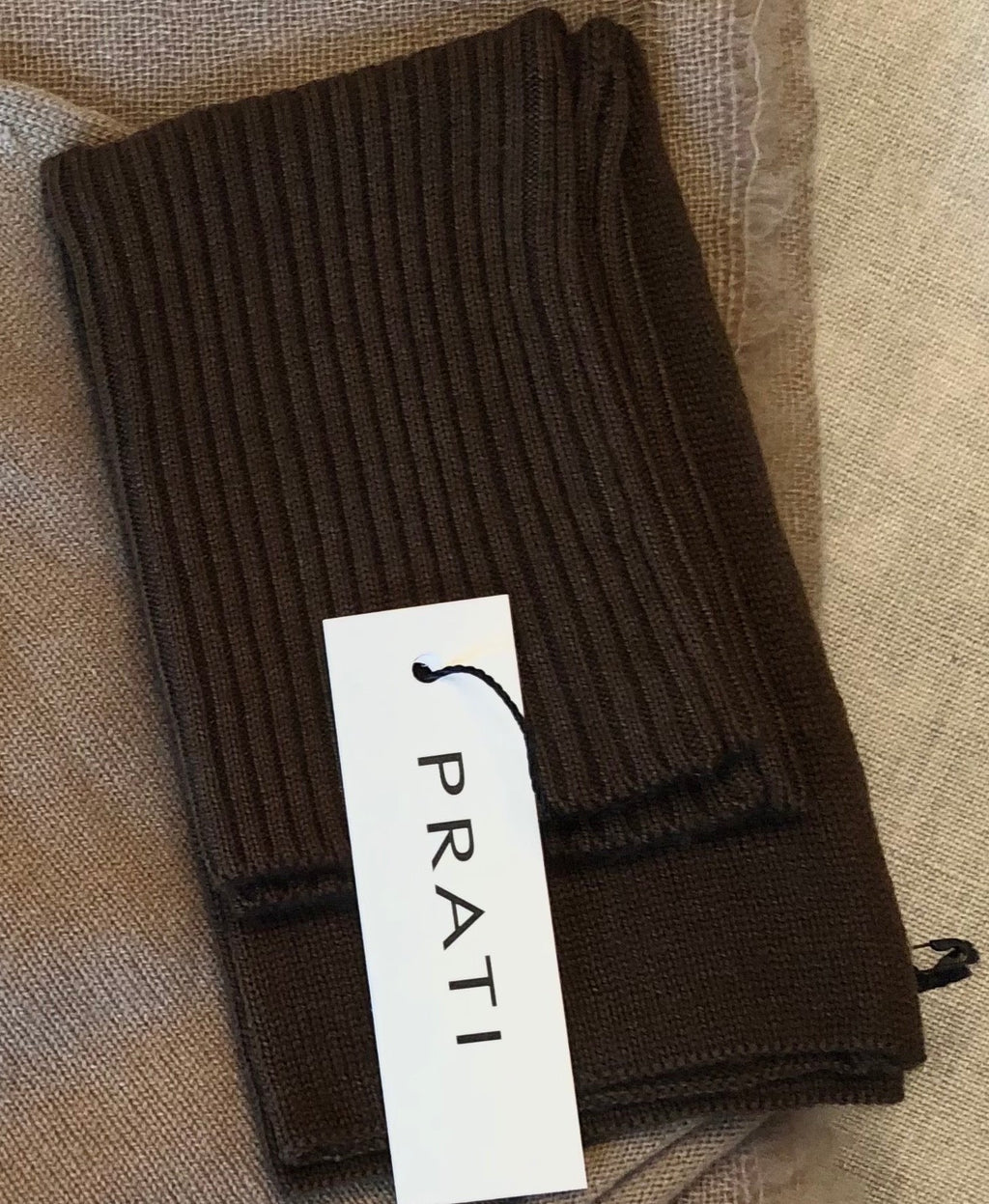 Cashmere hand warmer gloves black