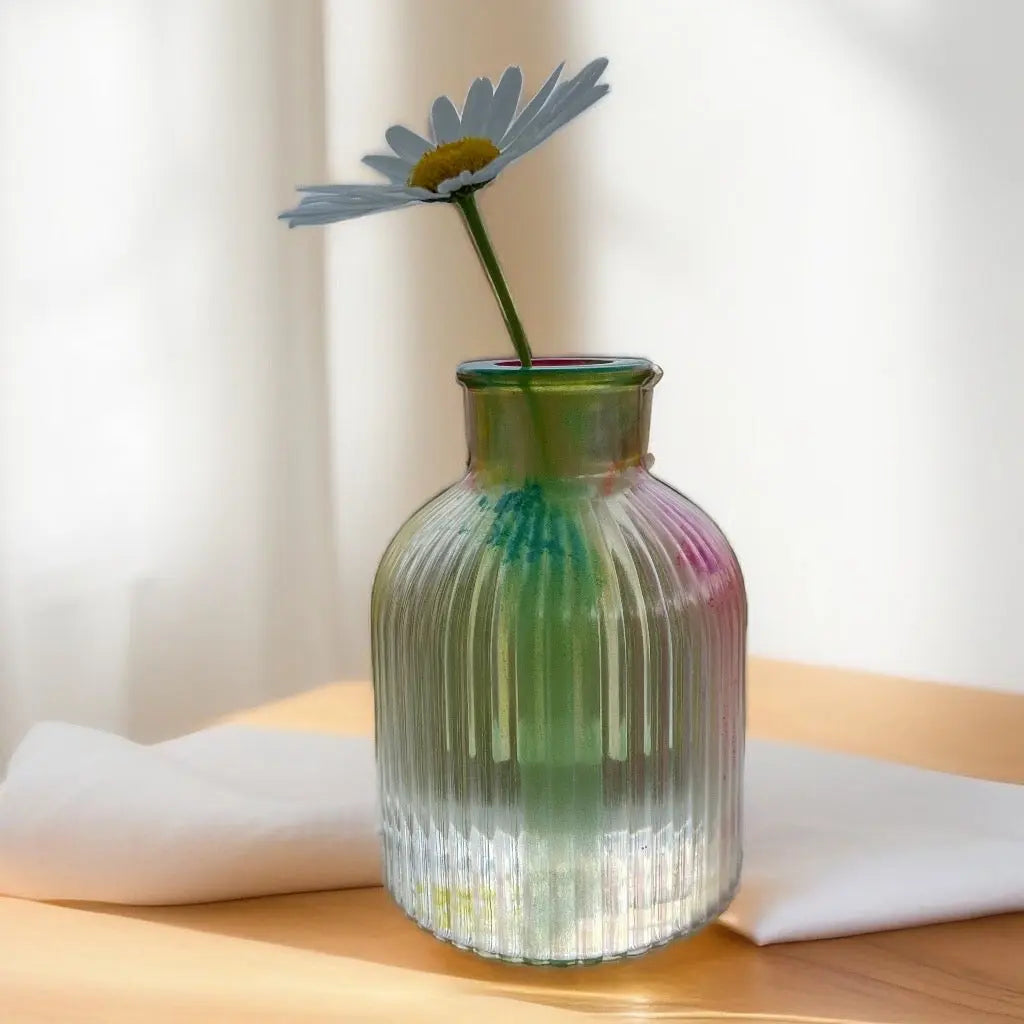 Dekorasjon, Eksklusivt 3-delers sett i Epoxy: Vase, krukke og oval brett