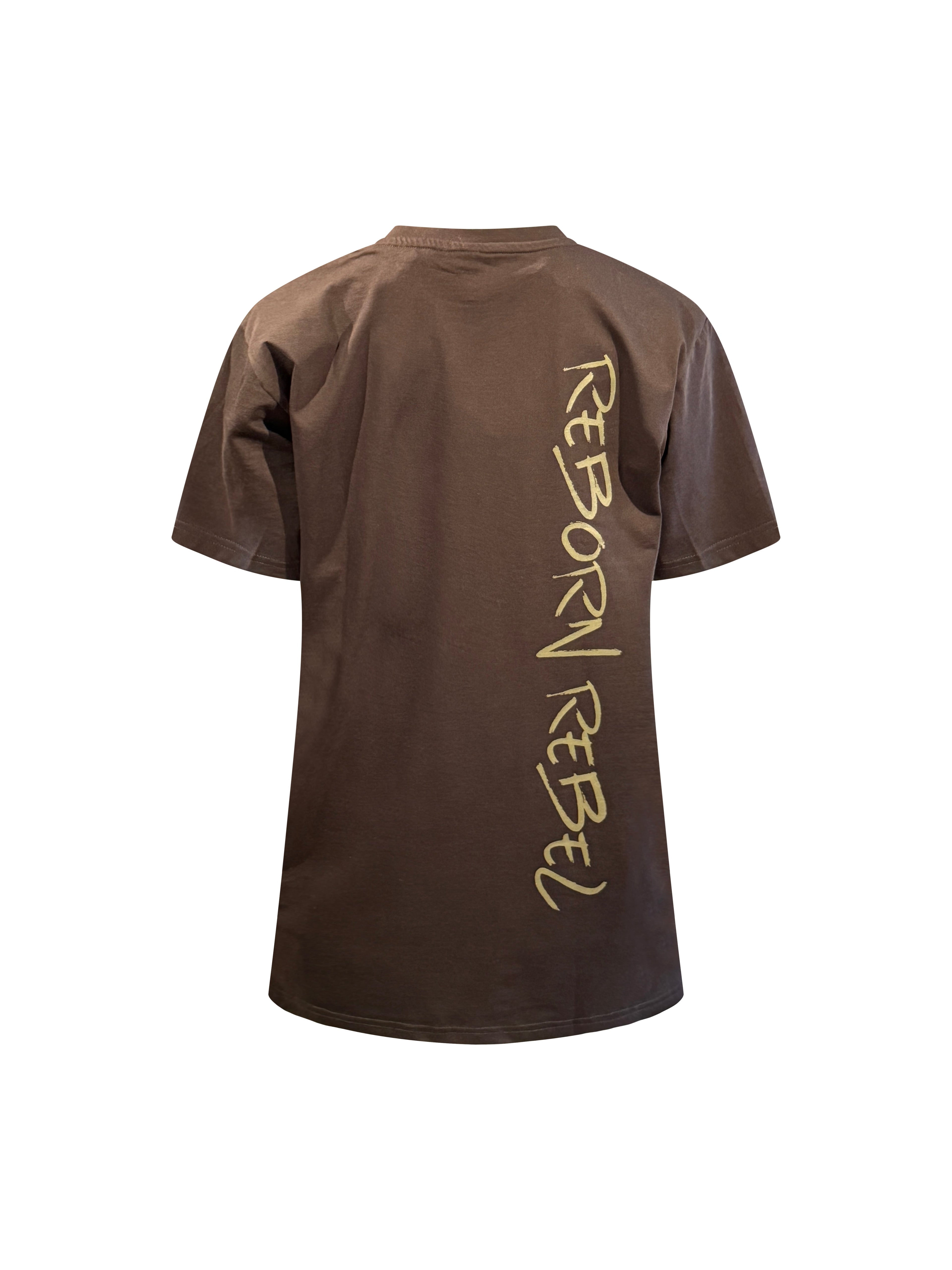 Reborn Rebel - Sort Signatur T-skjorte