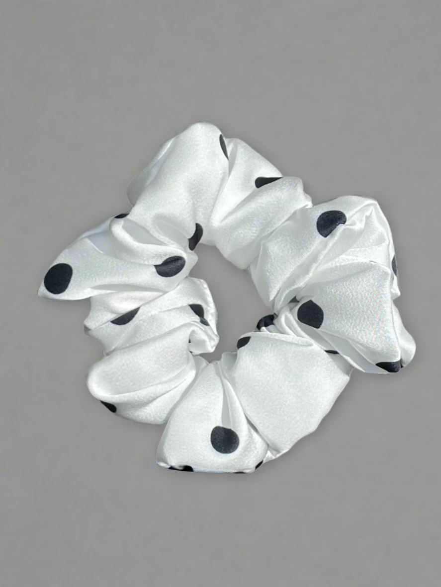 Polka Dot Hair Scrunchie