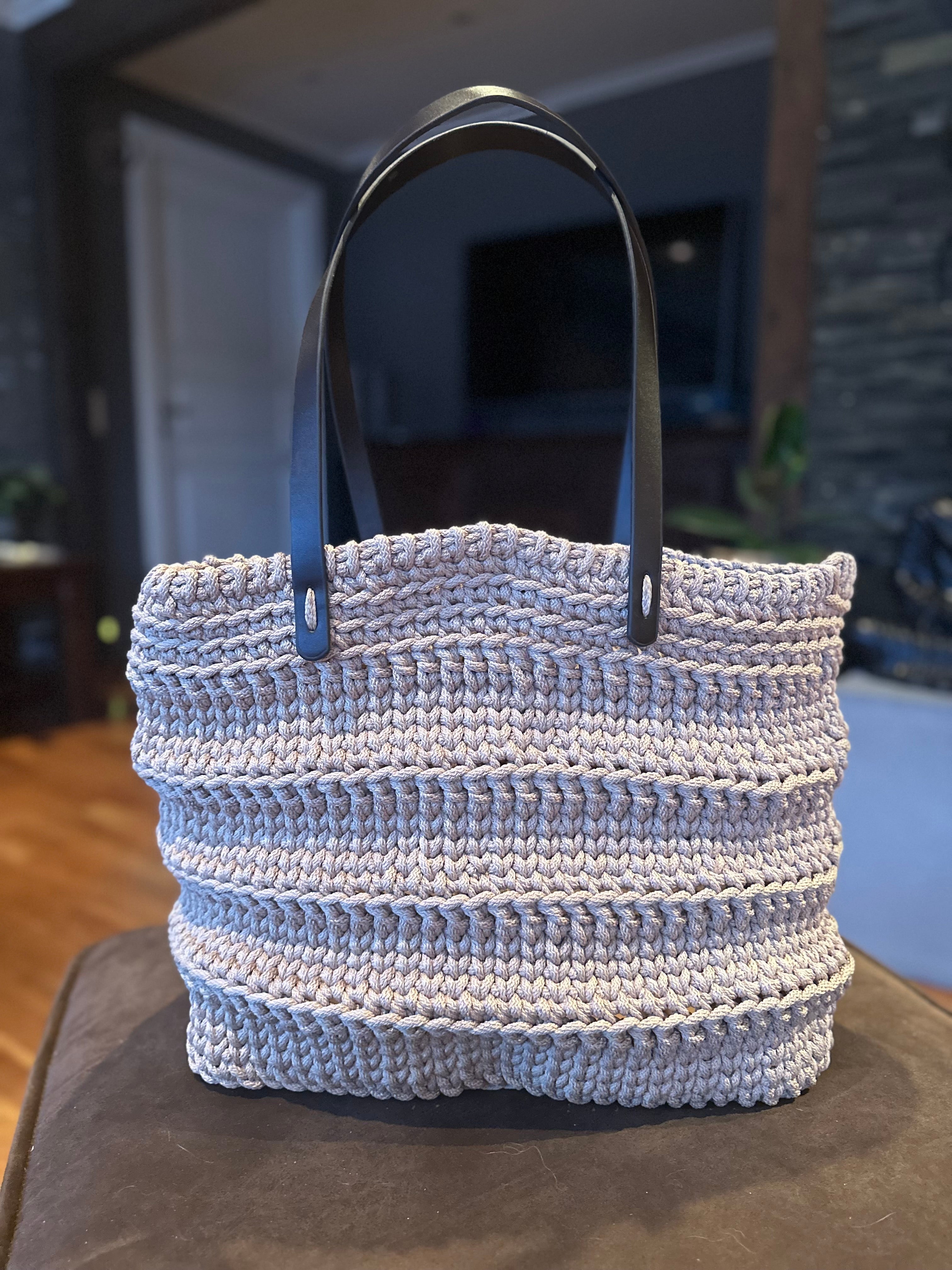 Ferdig hekla 🌿  Tittis Hjørne Unda XL - Weekendbag