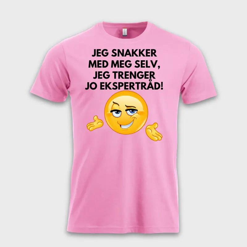 JEG SNAKKER MED MEG SELV, JEG TRENGER JO EKSPERTRÅD!