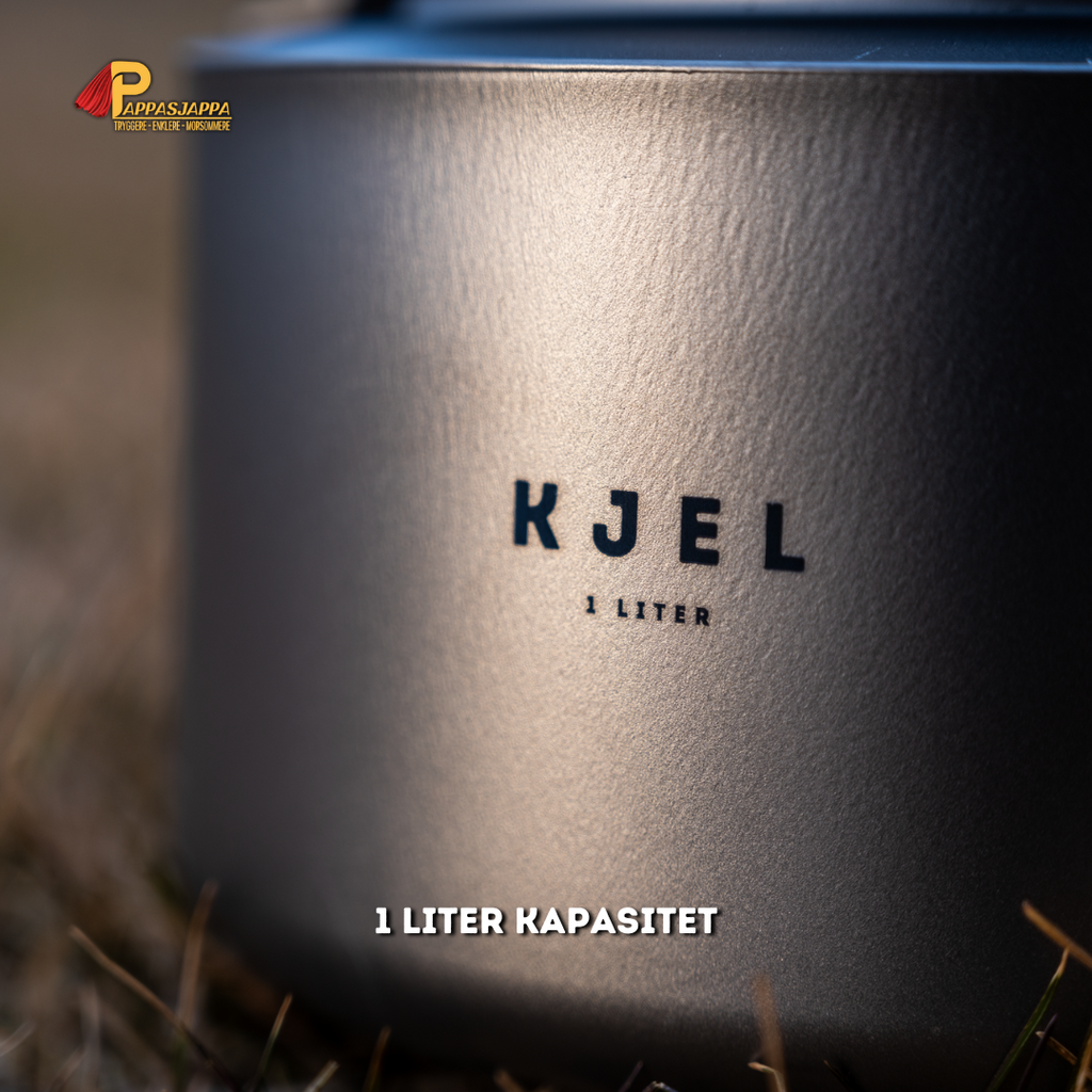 "KJEL" | 209g | Kjele i titan || 1 liter
