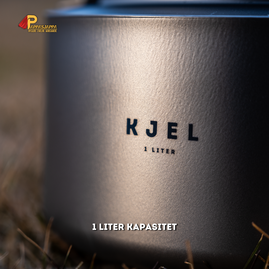 "KJEL" | 209g | Kjele i titan || 1 liter