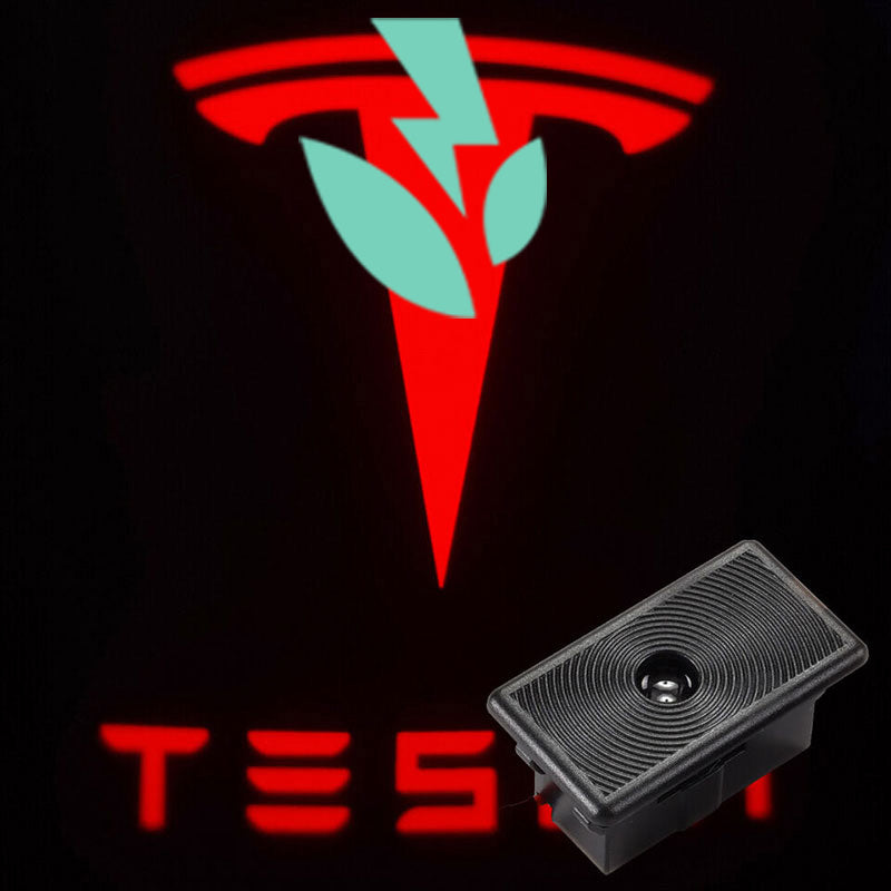 Dørlys med logo 2 stk