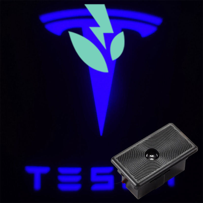 Dørlys med logo 2 stk