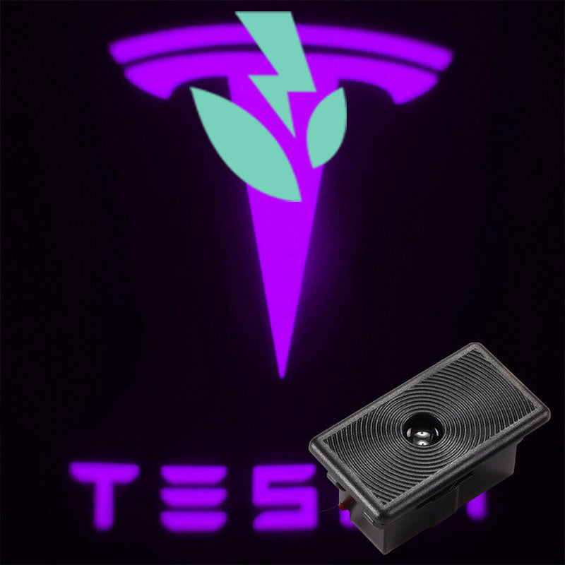 Dørlys med logo 2 stk