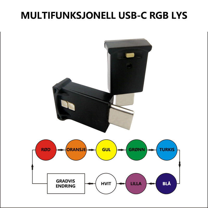 Multifarget lys USB-C