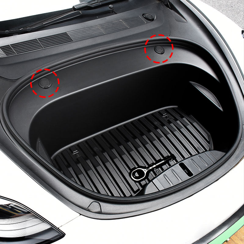 Lokk til skruehull i frunk for Model 3 (2018-08.2023)
