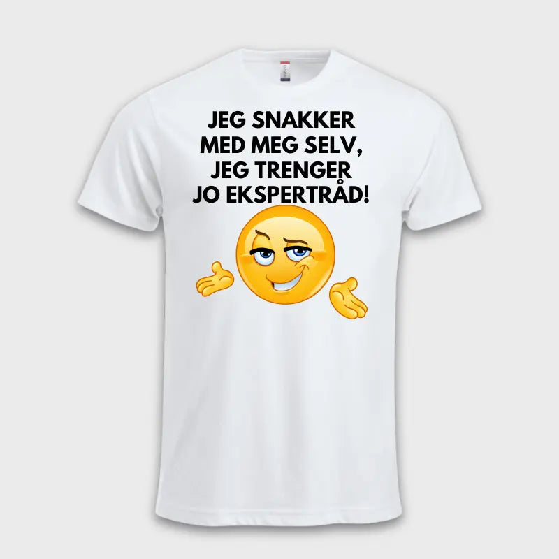 JEG SNAKKER MED MEG SELV, JEG TRENGER JO EKSPERTRÅD!