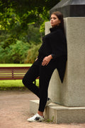 Cashmere jogger black