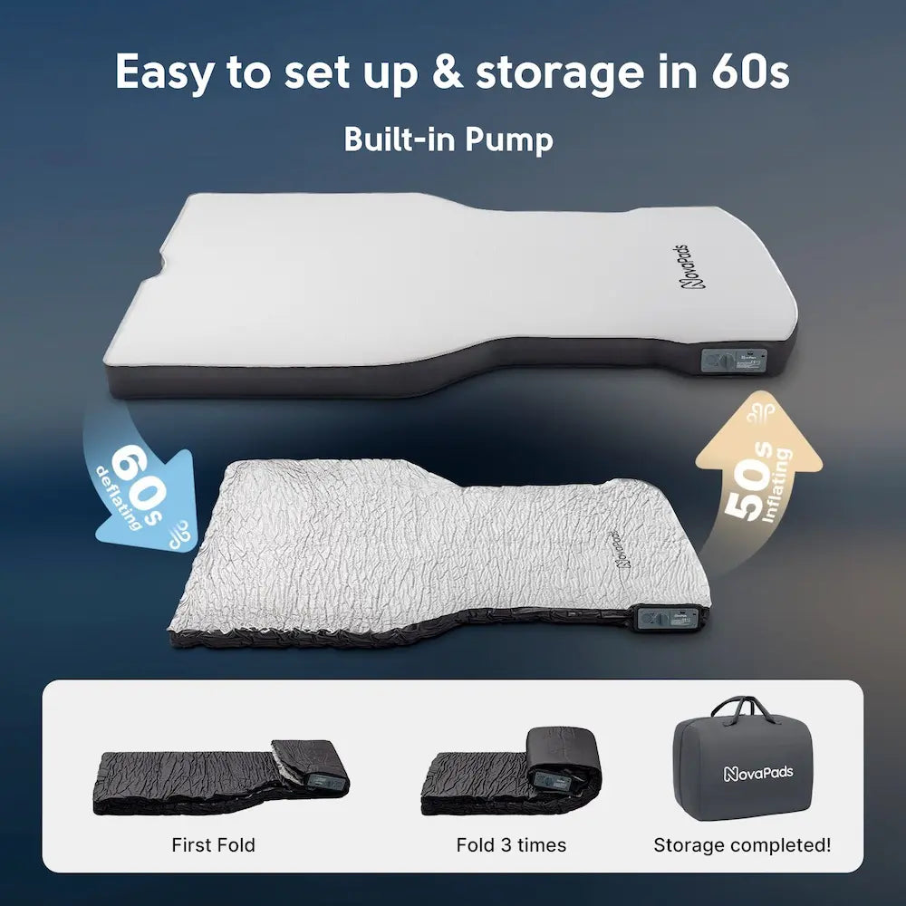 NovaPads Air-Foam Mattress Pro for Tesla Model Y