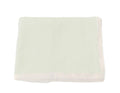 Baby blanket glacier off white rib
