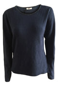 Cashmere crew neck navy
