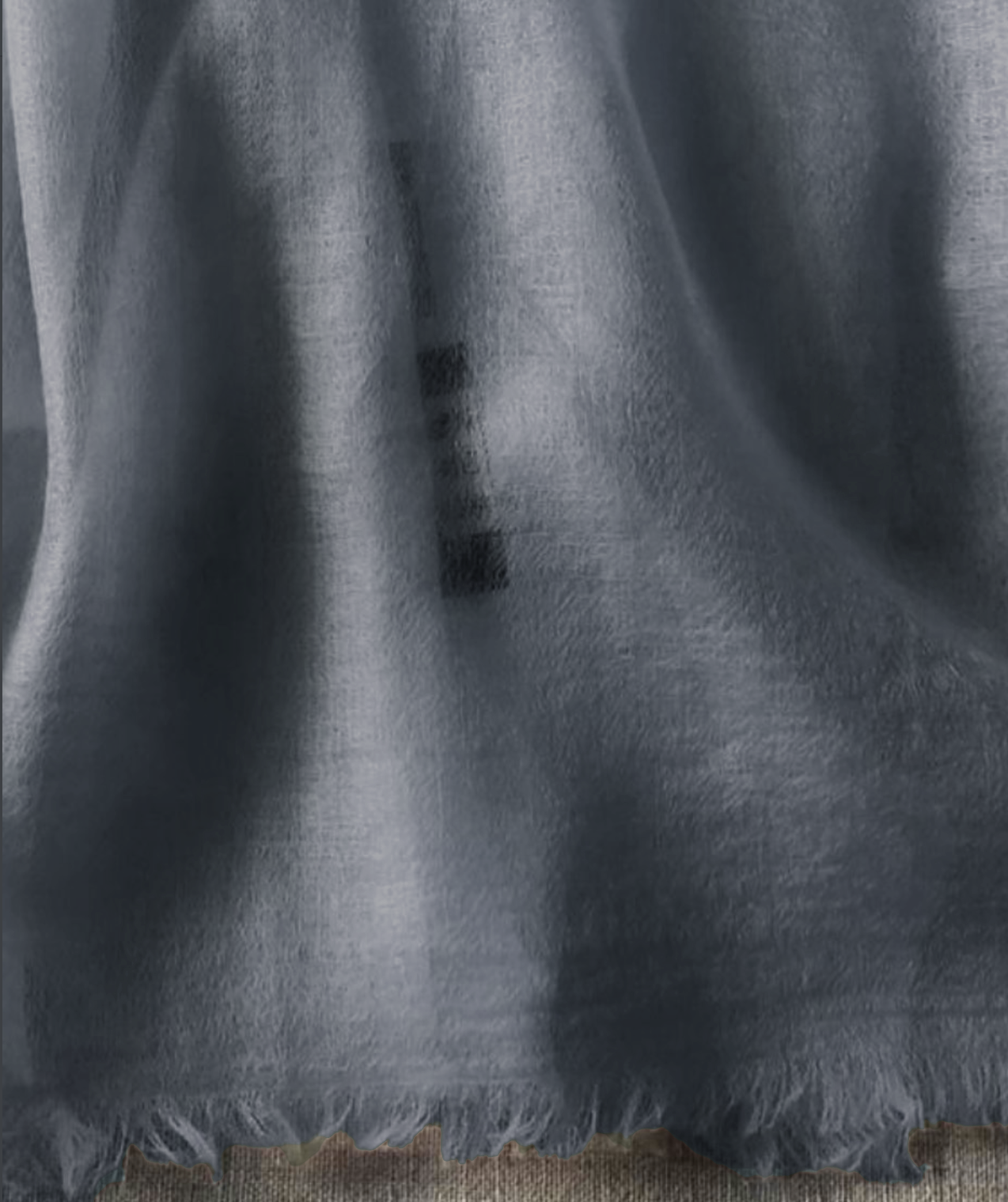 Resort wear shawl 100% Cashmere black