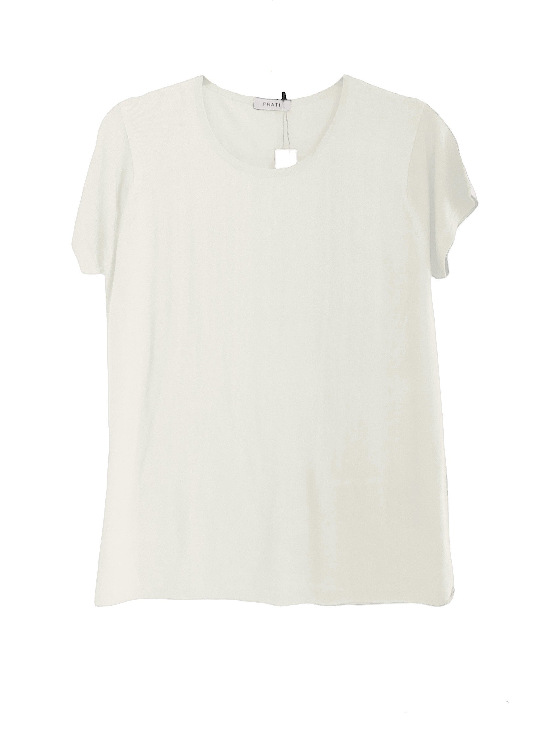 Cashmere Silk crew short sleeve t shirt sweater soft green